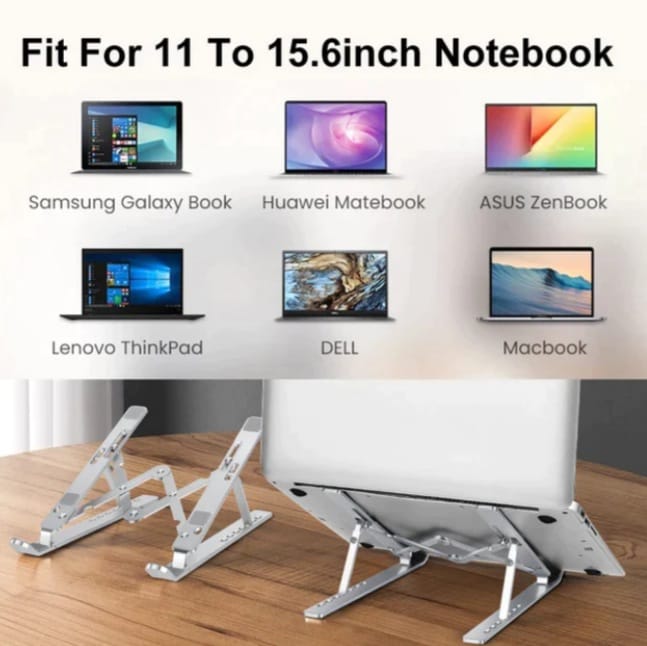 Aluminum Adjustable Portable Laptop Stand