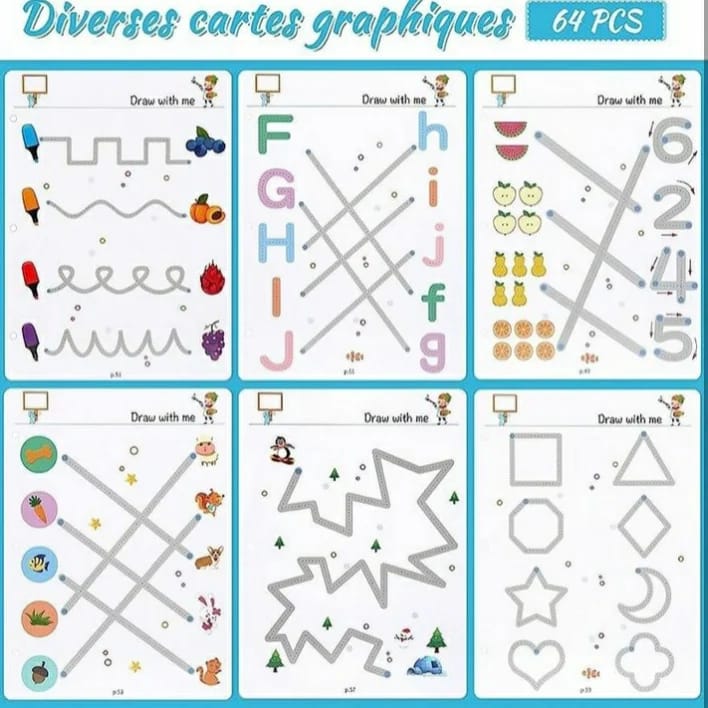 Preschooler Training Book (64 pcs)