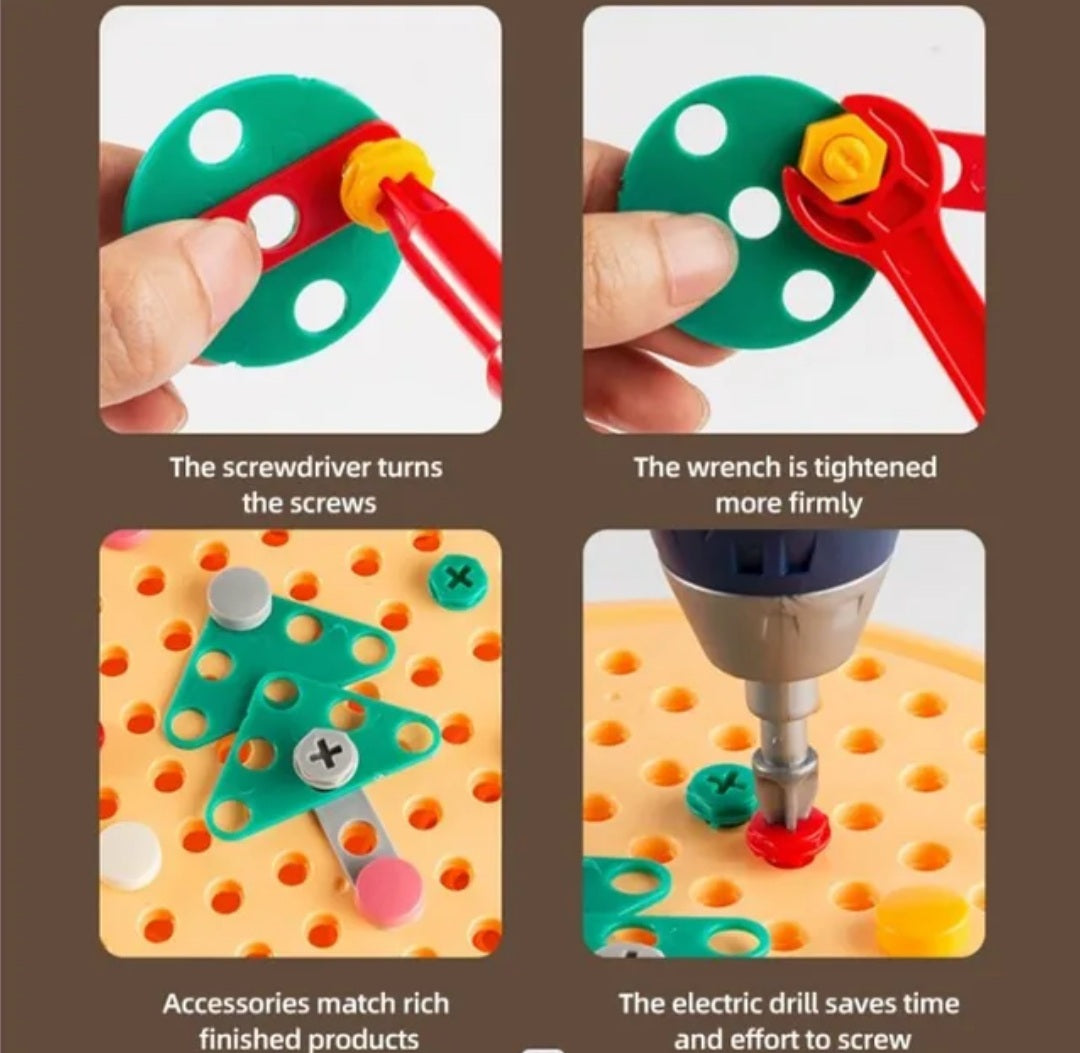 Screw Puzzle Suitcase ( 203 pcs)