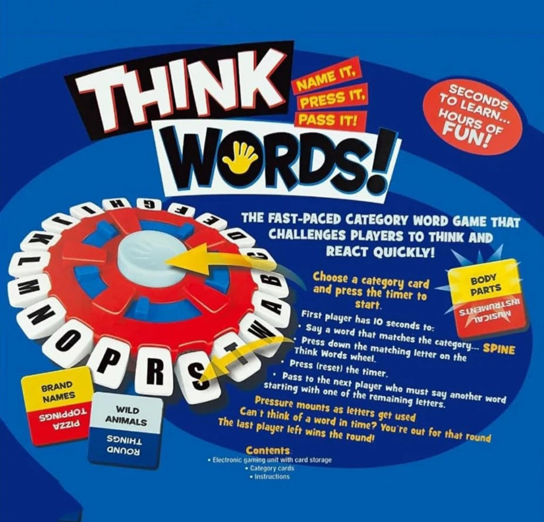 Think Words Game