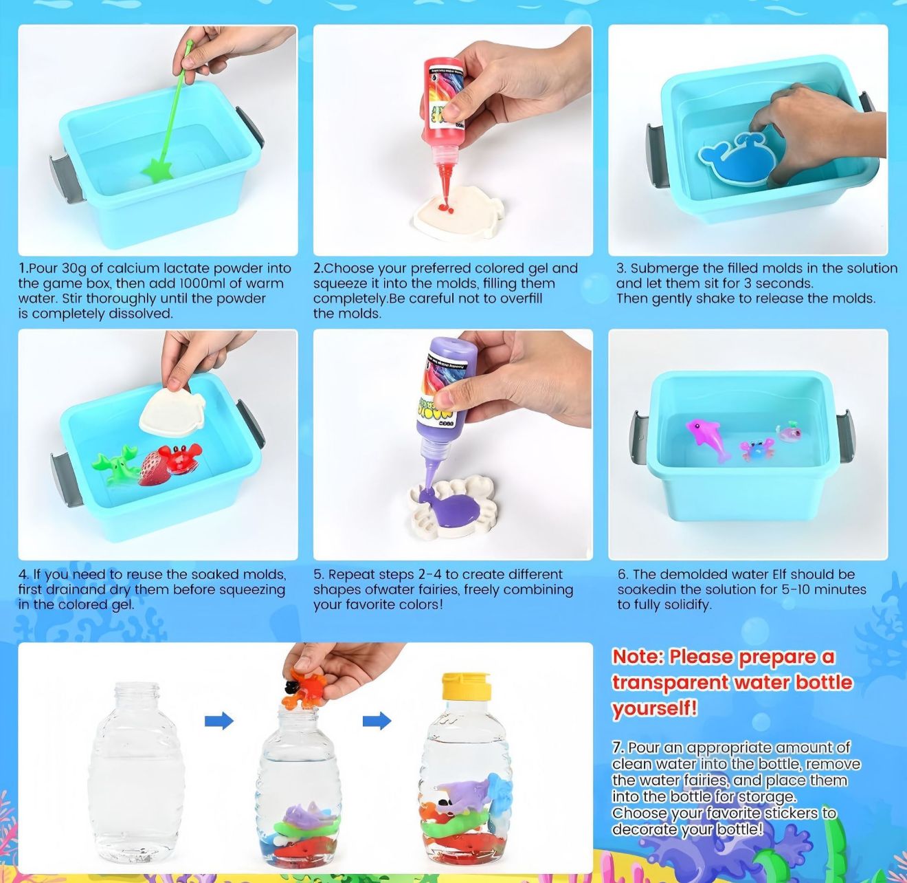 Magic Water Elf ( 30 pcs)
