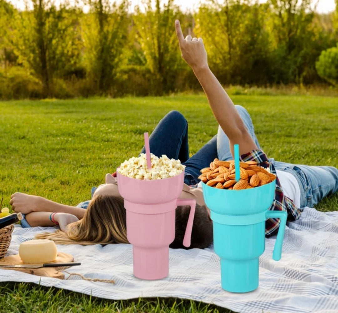 2 in 1 Snack and Drink Cup