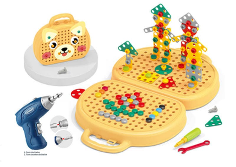 Screw Puzzle Suitcase ( 203 pcs)