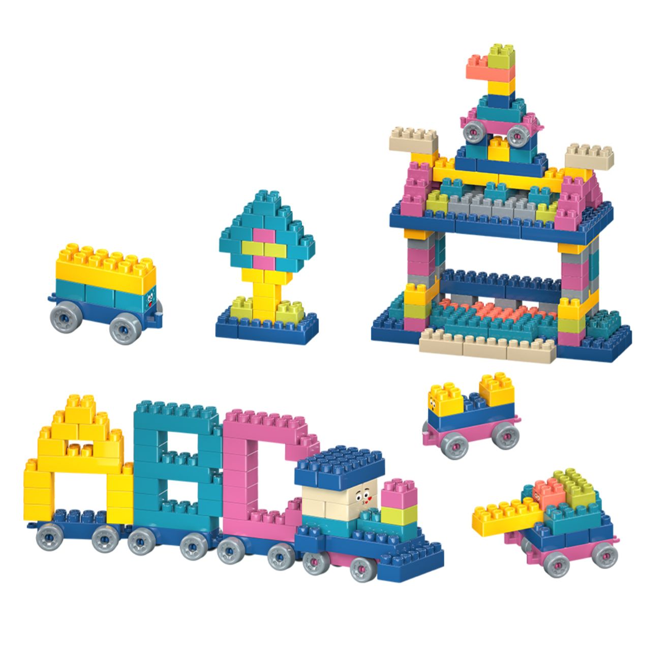 Building Block Table ( 360 PCS )