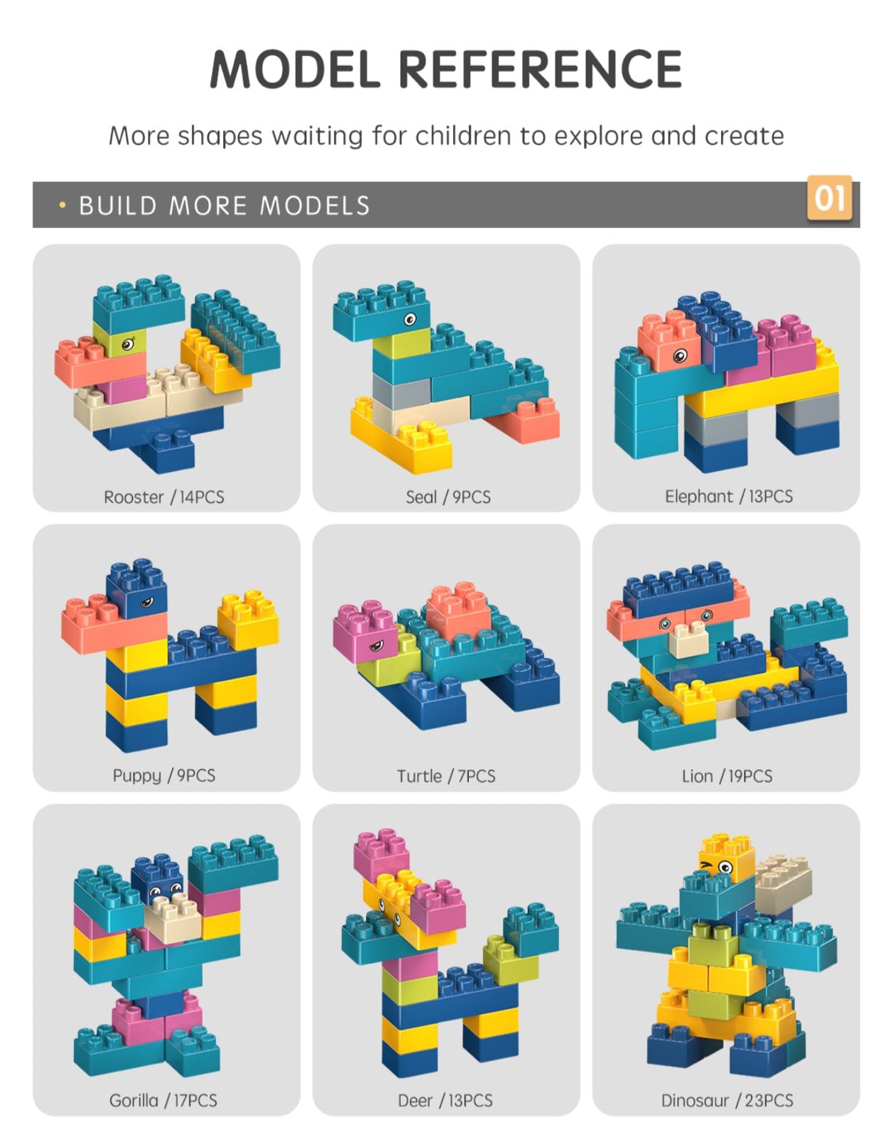 Building Block Table ( 360 PCS )