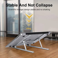 Aluminum Adjustable Portable Laptop Stand