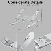 Aluminum Adjustable Portable Laptop Stand