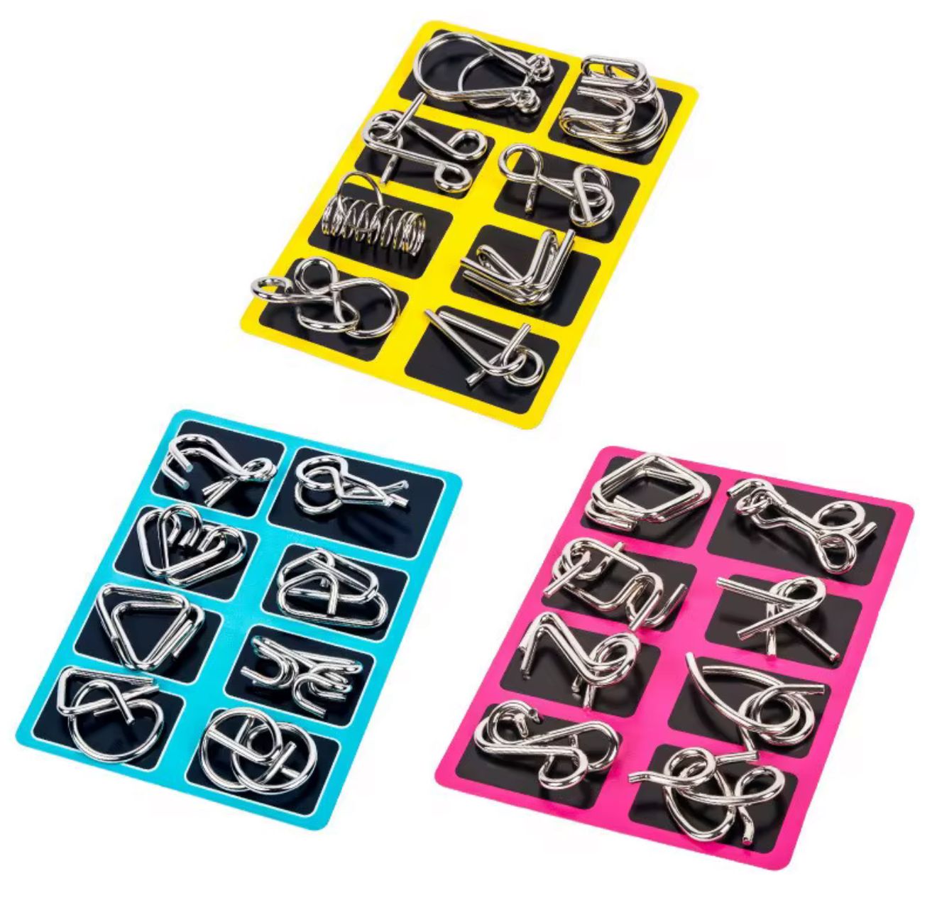 IQ Interlocking puzzles (24 pcs)