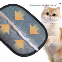 Pet hair removal glove