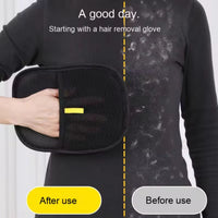 Pet hair removal glove