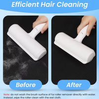 Pet hair removal roller