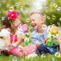 Sunflower bubble machine