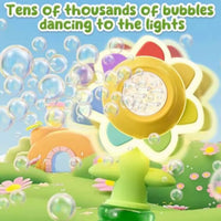 Sunflower bubble machine