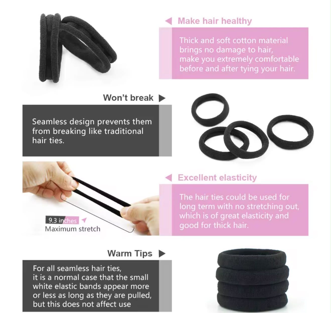 Hair Rope Tie (100 pcs)
