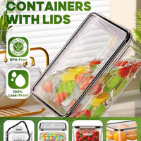 Food storage Containers (15 pcs)