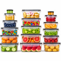 Food storage Containers (15 pcs)