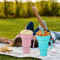 2 in 1 Snack and Drink Cup