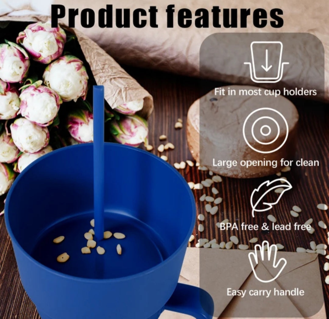 2 in 1 Snack and Drink Cup