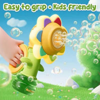 Sunflower bubble machine