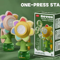 Sunflower bubble machine