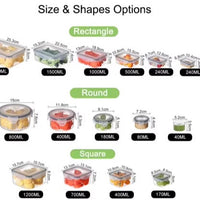 Food storage Containers (15 pcs)